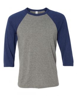 BELLA + CANVAS-Unisex Three-Quarter Sleeve Baseball Tee-3200